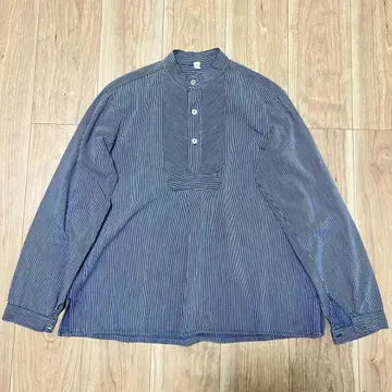 빈티지 구제 의류 피셔맨 셔츠 밴드 카라 R-7799