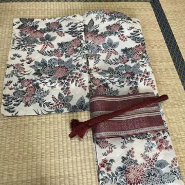 실크 홍매화