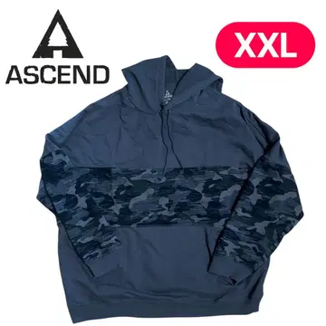 ASCEND 카모플라주 후드티 (그레이/2XL)