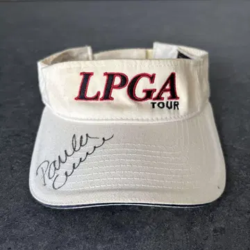 LPGA TOUR 바이저 Paula Creamer 사인 포함 [미사용품]