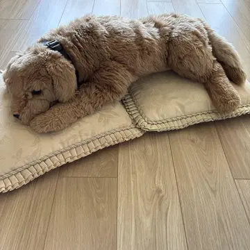 ditz 골든 리트리버 봉제 인형 발 받침대