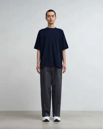그라프페이퍼 그라프 페이퍼 와플 크루넥 T