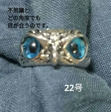 S925 올빼미 실버 반지 22호