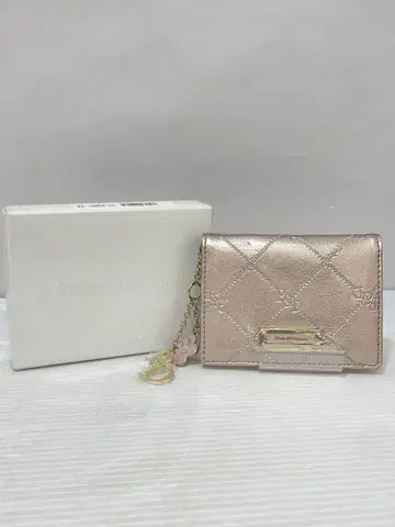knmen147-0037 Pinky&Dianne 패스 케이스 핑크 골드