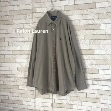 Ralph Lauren 랄프 로렌 코튼 버튼 셔츠 빅 사이즈