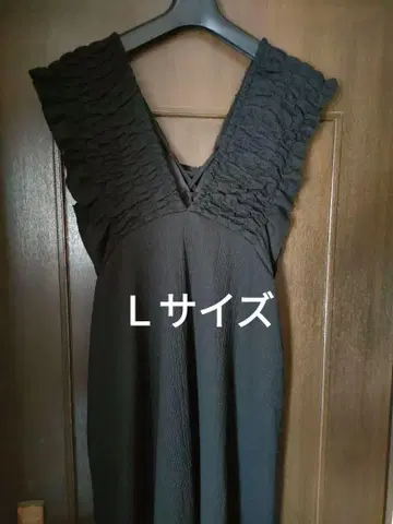 시마무라 블랙 셔링 원피스 L 사이즈 택 포함 새상품