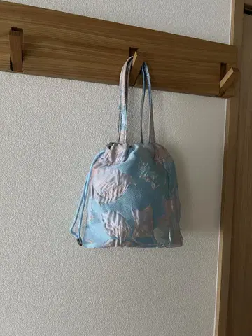 새상품급 미사용 에디트 폴루 비스크 핸들 백 복조리 유카타