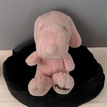 택 포함 새상품 스누피 봉제 인형 특대형 핑크