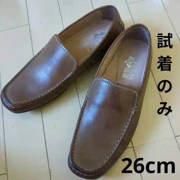 TEXAS VILLAGE 브라운 로퍼 사이즈 41, 26cm