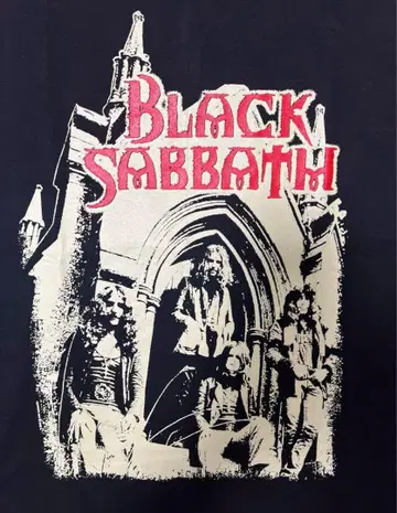 택 포함 미사용 새상품 Black Sabbath/블랙 사바스 멤버 티셔츠