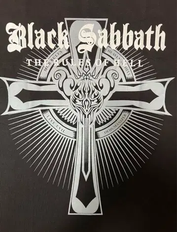 BLACK SABBATH 블랙 사바스 RULES OF HELL 티셔츠