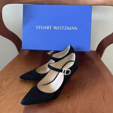 STUART WEITZMAN 스튜어트 와이츠만 블랙 펌프스 22.5