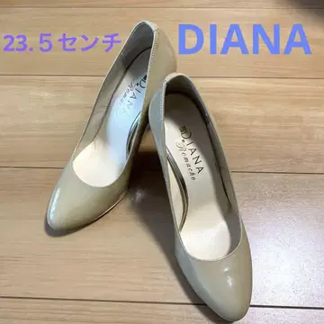 DIANA 다이애나 펌프스 베이지 23.5cm 힐 약 9.5cm