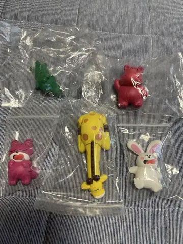 타베코 동물 가챠 5종 세트