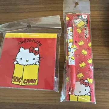 키티 전 볼펜, 메모장