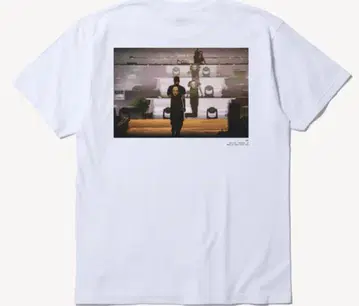 jjj 라이브 포토 티셔츠 M 화이트 포피어스