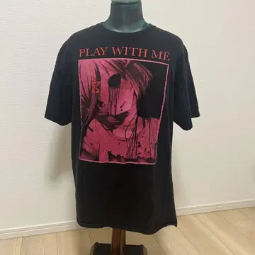 두근두근 문예부 나츠키 게임 티셔츠 반팔 XL