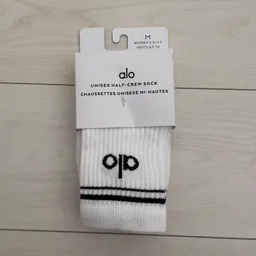 새상품 alo Unisex Half-Crew Throwback Sock