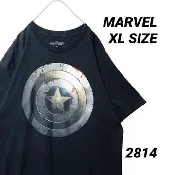 MARVEL 마블 캡틴 아메리카 빅 로고 티셔츠 XL 사이즈