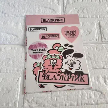 BLACKPINK verdy 콜라보 Born Pink 스티커 세트