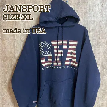 잔스포츠 후드티 네이비 XL USA