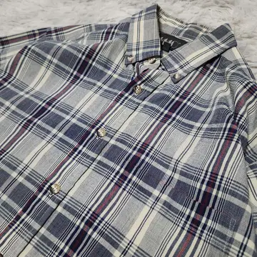 90s 1440 마드라스 체크 셔츠 긴팔 셔츠 VINTAGE