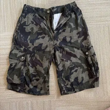 카모플라쥬 카고 숏 팬츠