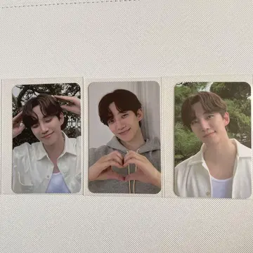 2PM LEE JUNHO 2023년도 시그리 포토 카드 3장 세트