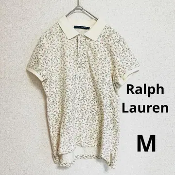 랄프 로렌 Ralph Lauren 꽃무늬 폴로 셔츠 M 플라워