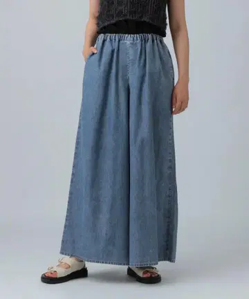 렙심 LEPSIM 데님 이지 팬츠 인디고 블루 83 새상품