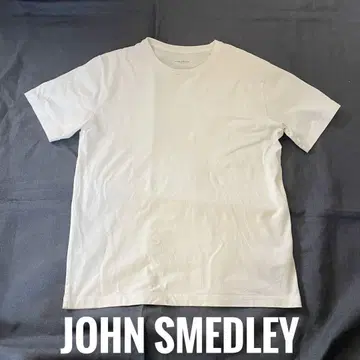 존스메들리 JOHN SMEDLEY 화이트 T 일본제 새상품급 L 사이즈