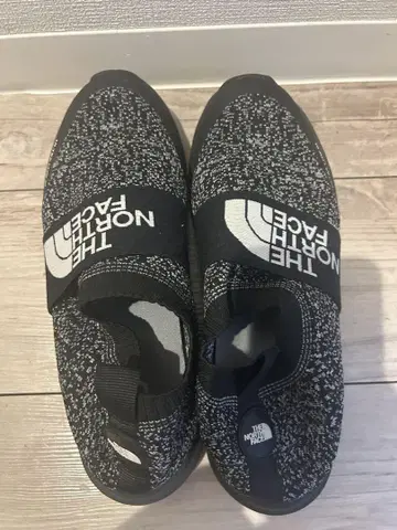26cm THE NORTH FACE 슬립온 스니커즈 블랙/그레이
