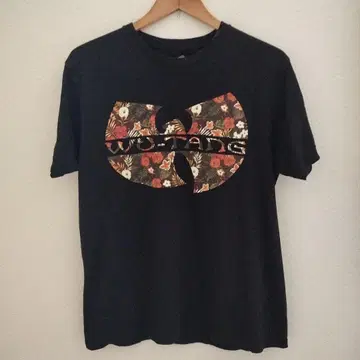 우탄 클랜 Wu-Tang 레어 플라워 무늬 로고 티셔츠