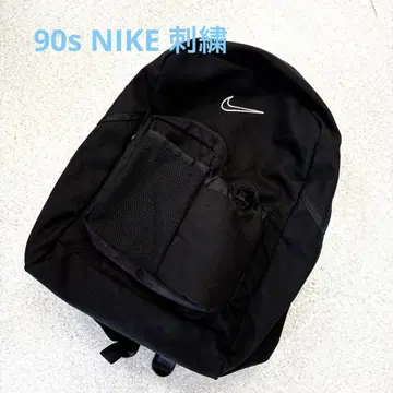 90s NIKE 백팩 나이키 원포인트 로고 자수 디자인 실버 택