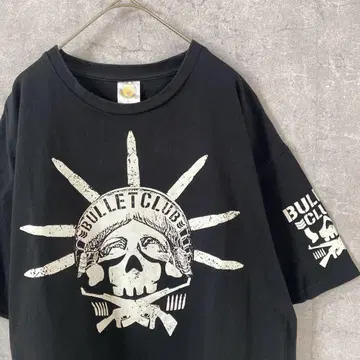 신일본 프로레슬링 BULLET CLUB 티셔츠 블랙 3L 사이즈