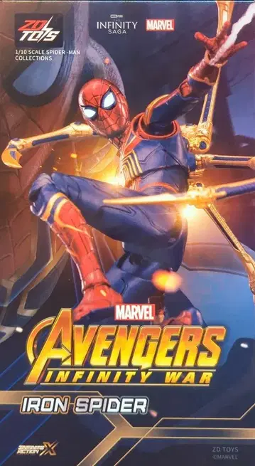 ZHONGDONG TOY UPGRADED SUIT IRON SPIDER