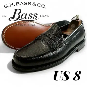 G.H.BASS 굿이어 제법 그레인 가죽 로퍼 정가 36,000엔 8