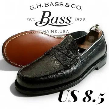 G.H.BASS 굿이어 제법 그레인 가죽 로퍼 정가 36,000엔 8.5
