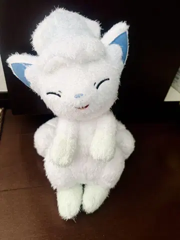 애니메이션 캐릭터 봉제 인형 화이트 약 42cm