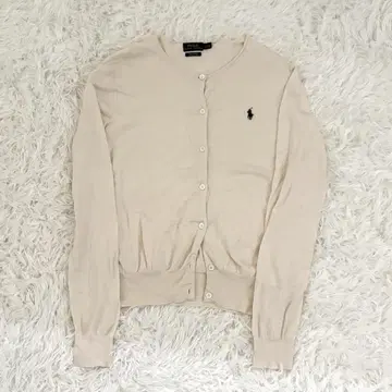 폴로 RALPH LAUREN 베이지 가디건 M
