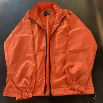 90년대 초레어 올드 유니클로 UNIQLO 오렌지 나일론 자켓 S