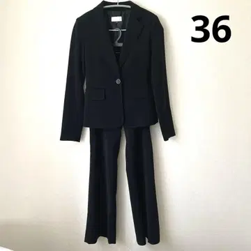 블랙 포멀 팬츠 세트 36