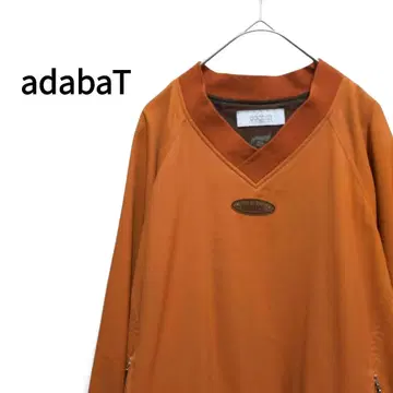 adabaT 아다바트 하자품 골프 블루종 V넥 강아지 자수