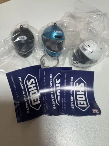 SHOEI 헬멧 키링 컬렉션 1.5 3종 세트