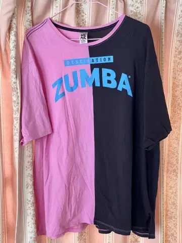 ZUMBA WEAR 반팔 티셔츠 핑크/블랙 정품
