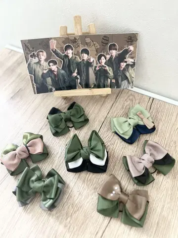 BONBON VOYAGE 미치에다 슌스케 카키 리본