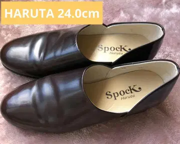 HARUTA 스포크 슈즈 다크 브라운 24cm 가죽 신발 24.0