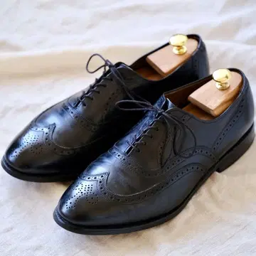 ALLEN EDMONDS 윙팁 풀 브로그 Chester 블랙 9EEE