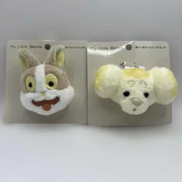 포켓몬 My Little Bestie 봉제 인형 배지 완파치 파피모치