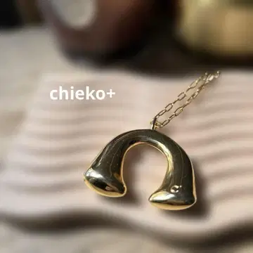 chieko+ 치에코 플러스 bonheur necklace 골드
